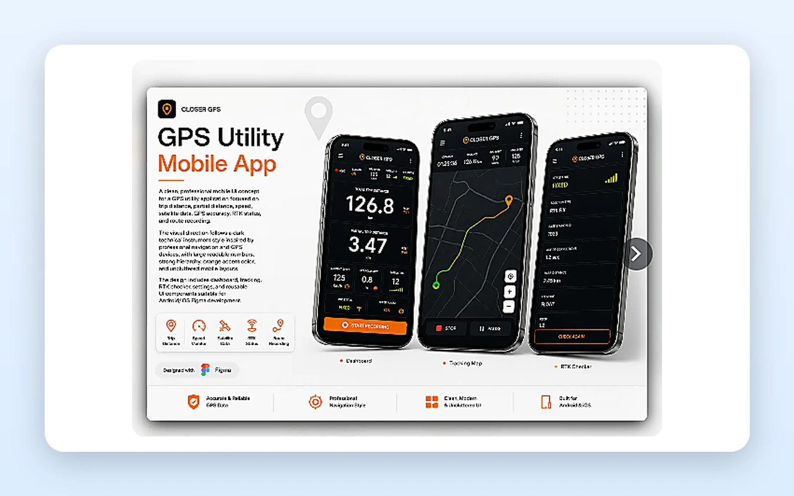 GPS utility mobile application
